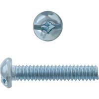 Round Square/Slot HD Machine Screws, #6 x 3" L, Zinc Plated GTA Hardware Inc
