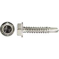 Vis taraud&eacute;es hex HD Drill-X 100 mcx, #12 dia., 1-1/4" lo, Zingu&eacute; GTA Hardware Inc
