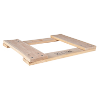 Hardwood Dolly Frame, Not Included Wheels, 900 lbs. Capacity, 18" W x 24" D x 1.5" H GTA Hardware Inc