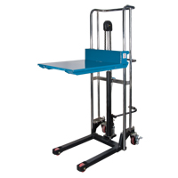 Hydraulic Platform Lift Stacker, Foot Pump Operated, 880 lbs. Capacity, 60" Max Lift GTA Hardware Inc