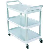 Chariot avec tablette et parois ouvrantes, 3 tiers, 40" x 37" x 20", Capacit&eacute; 300 lb GTA Hardware Inc
