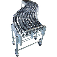 Expandable/Flexible Conveyors, 18" W x 24' 8" L, 226 lbs. per lin. ft. Capacity GTA Hardware Inc