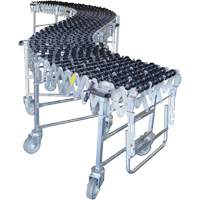 Expandable/Flexible Conveyors, 30" W x 8' 6" L, 226 lbs. per lin. ft. Capacity GTA Hardware Inc