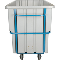 Chariot basculeur en acier, Poly&eacute;thyl&egrave;ne, 1,1 vg³, Capacit&eacute; de charge de 2000 lb GTA Hardware Inc