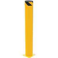 Butoir de s&eacute;curit&eacute;, Acier, 48" h x 6,5" la, Jaune GTA Hardware Inc