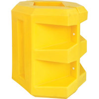 Short Column Protector, 12" x 12" Inside Opening, 24" L x 24" W x 24" H, Yellow GTA Hardware Inc