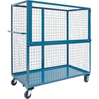 Chariot grillag&eacute; pour transport , Acier, 24" x 55" x 36", Capacit&eacute; 1200 lb GTA Hardware Inc