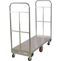 U-Boat Platform Truck, 60" L x 24" W, 1750 lbs. Capacity, Polyurethane Casters GTA Hardware Inc