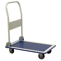 Folding Handle Platform Truck, Steel, 440 lbs., 29" L x 19" W, 32-1/2" High GTA Hardware Inc