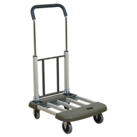 Telefolding Platform Truck, Aluminum, 330 lbs., 29-1/2" L x 17-1/2" W, 36-1/2" High GTA Hardware Inc