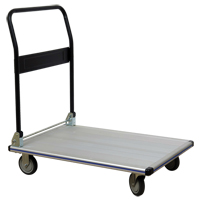 Folding Handle Platform Truck, Aluminum, 350 lbs., 29" L x 18-1/2" W, 34-1/2" High GTA Hardware Inc