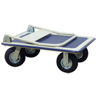 Folding Handle Platform Truck, Steel, 660 lbs., 35" L x 23" W, 43.5" High GTA Hardware Inc