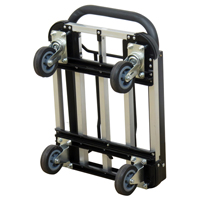 Folding Handle Platform Truck, Aluminum, 300 lbs., 28" L x 16" W, 37.75" High GTA Hardware Inc
