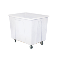 Caisson, Poly&eacute;thyl&egrave;ne blanc, 46" lo x 34" la x 40" h, Volume 25 pi³, Capacit&eacute; 600 lb GTA Hardware Inc