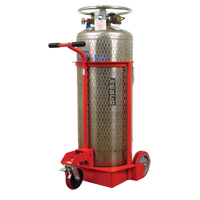 Large Liquid Gas Cylinder Truck LCC, Polyurethane Wheels, 20" W x 20" D Base, 1000 lbs. GTA Hardware Inc