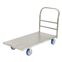 Platform Truck, 48" L x 24" W, 2000 lbs. Capacity, Polyurethane Casters GTA Hardware Inc