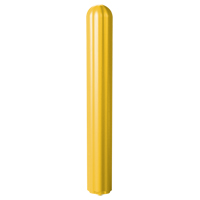 Ribbed Bollard Cover, 8" Dia. x 72" L, Yellow GTA Hardware Inc