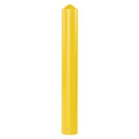Smooth Bollard Cover, 8" Dia. x 56" L, Yellow GTA Hardware Inc