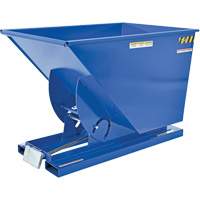 Conteneur autobasculeur, Acier, 1 vg³, Bleu GTA Hardware Inc