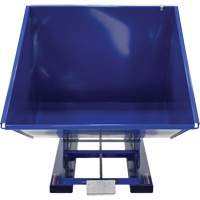 Conteneur autobasculeur, Acier, 2 vg³, Bleu GTA Hardware Inc