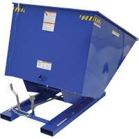 Conteneur autobasculeur, Acier, 2 vg³, Bleu GTA Hardware Inc