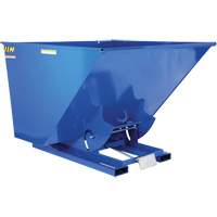 Conteneur autobasculeur, Acier, 2-1/2 vg³, Bleu GTA Hardware Inc