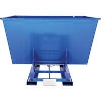 Conteneur autobasculeur, Acier, 2-1/2 vg³, Bleu GTA Hardware Inc