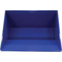 Conteneur autobasculeur, Acier, 3 vg³, Bleu GTA Hardware Inc