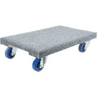 Medium-Duty Solid Wood Dollies, Polyolefin Wheels, 900 lbs. Capacity, 18" W x 24" D x 7" H GTA Hardware Inc