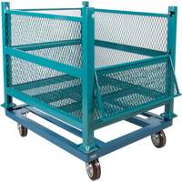 Dolly for Open Mesh Container, 40.5" W x 34-1/2" D x 10" H, 3000 lbs. Capacity GTA Hardware Inc