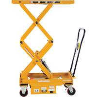 DC Powered Hydraulic Scissor Lift Elevating Cart, Steel, 39-3/4" L x 20-1/2" W, 1000 lbs. Capacity GTA Hardware Inc