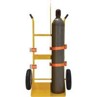 Welding Cylinder Torch Cart, Foam-Filled Wheels, 23-13/16" W x 22-13/16" L Base, 500 lbs. GTA Hardware Inc