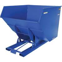 Conteneur autobasculeur, Acier, 4 vg³, Bleu GTA Hardware Inc
