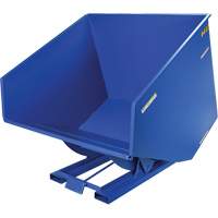 Conteneur autobasculeur, Acier, 4 vg³, Bleu GTA Hardware Inc