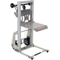 Portable Aluminum Load Lifter, Foot Pump Operated, 200 lbs. Capacity, 61" Max Lift GTA Hardware Inc