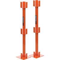 ProGuards Temporary Guard Rail Posts, 8" W x 39" H, Orange GTA Hardware Inc