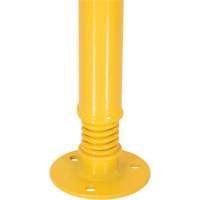 Borne de protection &agrave; ressort, Acier, 42" h x 2-1/8" la, Jaune GTA Hardware Inc