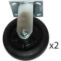 Roulettes fixes pour chariot &agrave; plateforme GTA Hardware Inc