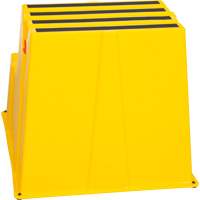 Escabeau industriel, 2 marches, 26" x 22-7/16" x Hauteur 19-11/16" GTA Hardware Inc