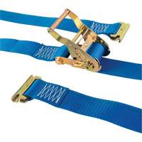 Tendeur d'arrimage logistique, Rochet, 2" la x 20' lo, Charge d'utilisation 1000 lb (454 kg) GTA Hardware Inc