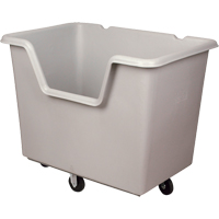 Chariot-caisse Starcart &agrave; c&ocirc;t&eacute; ouvert, Poly&eacute;thyl&egrave;ne, 46" lo x 31" la x 49" h, Volume 24 pi³, Capacit&eacute; 900 lb GTA Hardware Inc