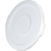 Round Brute&reg; Tops, Flat Lid, Plastic/Polyethylene, Fits Container Size: 15-5/8" Dia. GTA Hardware Inc