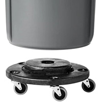 Chariot &agrave; visser Brute, Poly&eacute;thyl&egrave;ne, Noir, Convient aux contenants 20 - 55 US gal. GTA Hardware Inc