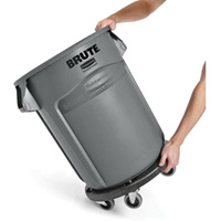 Chariot &agrave; visser Brute, Poly&eacute;thyl&egrave;ne, Noir, Convient aux contenants 20 - 55 US gal. GTA Hardware Inc