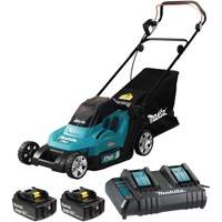 Ensemble de tondeuse LXT 36 V 5,0 Ah, Pouss&eacute;e, &agrave; pile, Largeur de coupe 17" GTA Hardware Inc