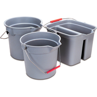 Seau Brute, Capacit&eacute; de 3.5 gal. US (14 pintes), Gris GTA Hardware Inc