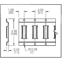 Logistic Tracks - Series E Track Horizontal GTA Hardware Inc