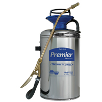 Premier Series Pro Sprayer, 2 gal. (7.6 L), Stainless Steel, 12" Wand GTA Hardware Inc