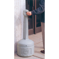 Cendriers Smoker's Cease-Fire, Sur pied, Plastique, Capacit&eacute; 4 gal. US, Hauteur 38-1/2" GTA Hardware Inc