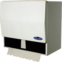 Roll or Single-Fold Towel Dispenser , Manual, 10.5" W x 6.75" D x 9.5" H GTA Hardware Inc